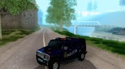 Hummer H2 G.E.O.S. (Police Spain) для GTA San Andreas миниатюра 1