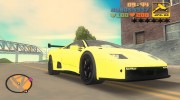 Lamborghini Diablo GTR TT Black Revel для GTA 3 миниатюра 7