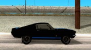 Shelby Mustang GT500 1967 для GTA San Andreas миниатюра 5