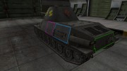 Контурные зоны пробития T-25 for World Of Tanks miniature 3