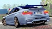 BMW M4 F82 2014 para GTA San Andreas miniatura 4