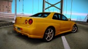Nissan Skyline GT-R R34 V-Spec II for GTA San Andreas miniature 5