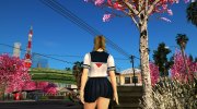 DOAXVV Monica - White Sailor Uniform for GTA San Andreas miniature 2