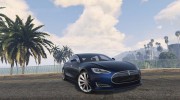 2014 Tesla Model S для GTA 5 миниатюра 9