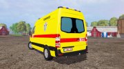 Mercedes-Benz Sprinter 311 CDI Ambulance para Farming Simulator 2015 miniatura 2