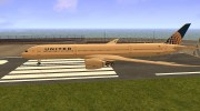 Boeing 787 Dreamliner United для GTA San Andreas миниатюра 2