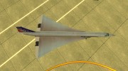 Concorde Air France для GTA San Andreas миниатюра 5