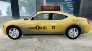 Dodge Charger NYC Taxi V.1.8 для GTA 4 миниатюра 2