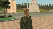 Девушка Военная for GTA San Andreas miniature 3