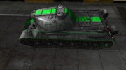 Скин для ИС-3 с зеленой полосой para World Of Tanks miniatura 2