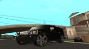 Hummer H2 FBI para GTA San Andreas miniatura 6