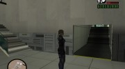 Jill Valentine в закрытом боевом костюме из RE 5 для GTA San Andreas миниатюра 3