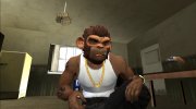 GTA V Space Monkey Mask For CJ для GTA San Andreas миниатюра 5