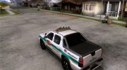 Chevrolet Avalanche Orange County Sheriff para GTA San Andreas miniatura 3