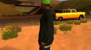 Бандана maryshuana green para GTA San Andreas miniatura 4