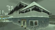 Winter House для GTA San Andreas миниатюра 4