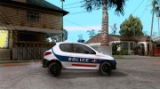 Peugeot 206 Police для GTA San Andreas миниатюра 5