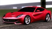 Ferrari F12 Berlinetta 2013 for GTA San Andreas miniature 4