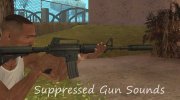 Suppressed Gun Sounds para GTA San Andreas miniatura 1