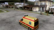 Mercedes Benz Sprinter Ambulance для GTA San Andreas миниатюра 3