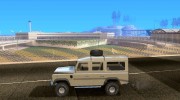 Land Rover Defender Safary para GTA San Andreas miniatura 2