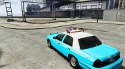 Ford Crown Victoria Classic Blue NYPD Scheme for GTA 4 miniature 3