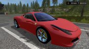 Ferrari 458 Italia для Farming Simulator 2017 миниатюра 1
