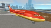 Boeing 727-100 Braniff International для GTA 3 миниатюра 7