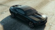 Unmarked Chevrolet Camaro SS for GTA 5 miniature 4