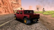 GTA V Mammoth Patriot Classic (VehFuncs) para GTA San Andreas miniatura 3