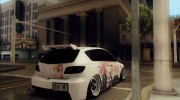 Mazda Speed 3 - Sakura Trick Itasha para GTA San Andreas miniatura 6
