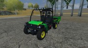John Deere Gator 825i и прицеп для Farming Simulator 2013 миниатюра 1
