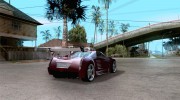Cadillac Cien The SHARK DREAM Tuning для GTA San Andreas миниатюра 4