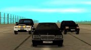 Mercedes-Benz W140 S-класс для GTA San Andreas миниатюра 2