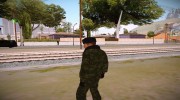 Военный в зимней униформе для GTA San Andreas миниатюра 3