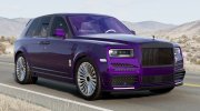 Rolls-Royce Black Badge Cullinan 2020 для BeamNG.Drive миниатюра 7