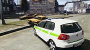 Lithuanian Police Volkswagen Golf 5 GTI [ELS] для GTA 4 миниатюра 3