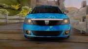 Dacia Logan Blue Star для GTA San Andreas миниатюра 9