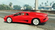 Lamborghini Diablo VT 1994 для GTA 5 миниатюра 2