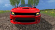 Dodge Charger Hellcat для Farming Simulator 2015 миниатюра 5