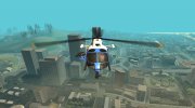 Weazel News Maverick GTA V для GTA San Andreas миниатюра 4