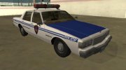 Chevrolet Caprice 1987 NYPD Transit Police для GTA San Andreas миниатюра 2