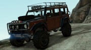 Land Rover 110 Outer Roll Cage v3 Fixed для GTA 5 миниатюра 2
