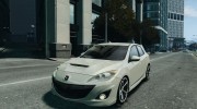 Mazda 3 MPS 2010 for GTA 4 miniature 1
