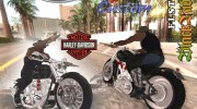 Harley-Davidson Black Rider для GTA San Andreas миниатюра 2