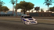 Subaru Impreza WRX STI Police para GTA San Andreas miniatura 1