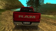 Dodge Ram Laramie 2018 для GTA San Andreas миниатюра 5