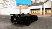 Lamborghini Aventador J для GTA San Andreas миниатюра 4