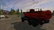 КамАЗ бензовоз для Farming Simulator 2017 миниатюра 2