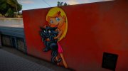 Sabrina and Salem Wall v3 для GTA San Andreas миниатюра 2